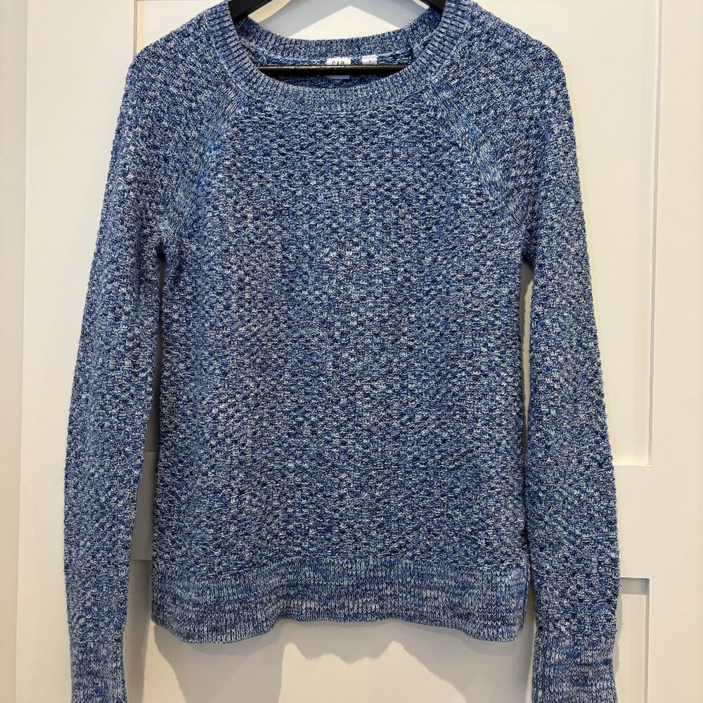 Cozy Blue Textured GAP Sweater